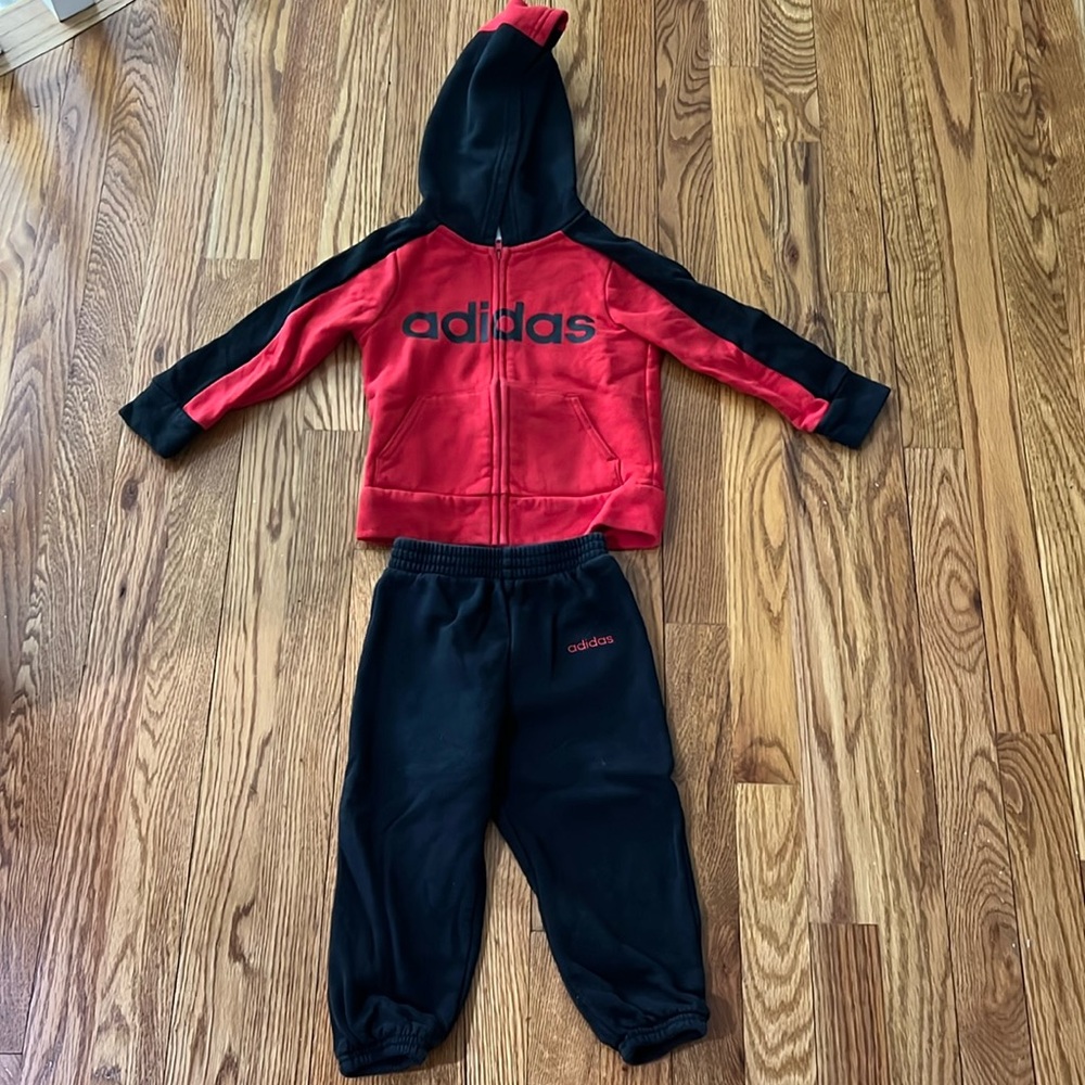 Adidas Baby Boy Sweatsuit Set 24m